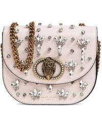 Kurt Geiger - Sac À Bandoulière Orné De Cristaux Chelsea - Lyst