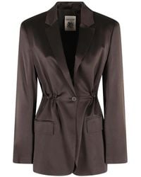 Semicouture - Marta Drawstring-Waist Jacket - Lyst