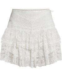 LoveShackFancy - レース ミニスカート - Lyst