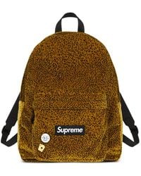 Supreme - Mochila con efecto de leopardo - Lyst