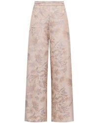 Maliparmi - Pantalon À Fleurs - Lyst