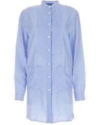 Prada - ストライプ シルクシャツ - Lyst