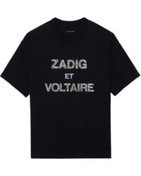 Zadig & Voltaire - Cotton T-Shirt - Lyst