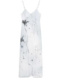 Peserico - Abito Lungo A Fiori - Lyst