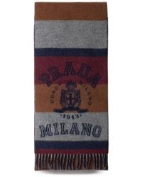 Prada - Wool And Cashmere Scarf - Lyst
