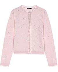 Maje - Cardigan Mit Knopfleiste - Lyst
