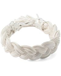 Emanuele Bicocchi - Ice Braided Bracelet - Lyst