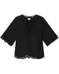 Isabel Marant - Openwork Cotton Tunic Top - Lyst