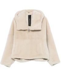 Blancha - Hooded Shearling Jacket - Lyst