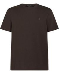 KARL LAGERFELD - Embroidered Logo T-Shirt - Lyst