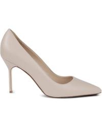 Manolo Blahnik - 90Mm Pointed-Toe Leather Pumps - Lyst