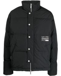 Izzue - Logo-patch Down Puffer Jacket - Lyst