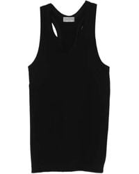 Yohji Yamamoto - V-Neck Tank Top - Lyst