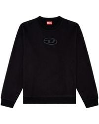 DIESEL - Sweat À Découpe Logo - Lyst