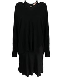 Twinset - Robe-Pull À Design Superposé - Lyst