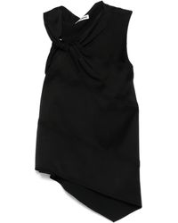 Jil Sander - Klassische Satinbluse - Lyst