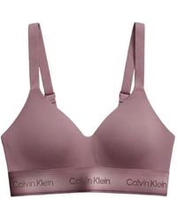 Calvin Klein - Logo-Detail Bra - Lyst