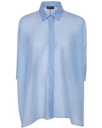DR. HOPE - Sheer Button-Up Shirt - Lyst