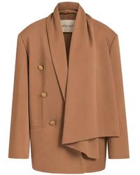 Alberta Ferretti - Blazer À Boutonnière Croisée - Lyst