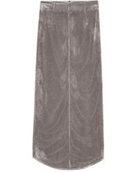 Remain - Falda midi asimétrica - Lyst
