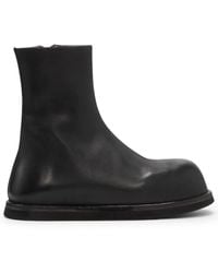 Marsèll - Gigante Leather Ankle Boots - Lyst
