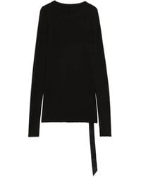 Rick Owens - Long-Sleeve Cotton T-Shirt - Lyst
