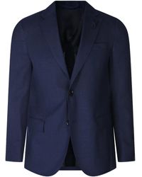 Lardini - Brooch-Detail Blazer - Lyst