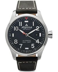 Alpina スタータイマーパイロット オートマチック 44mm - ブラック