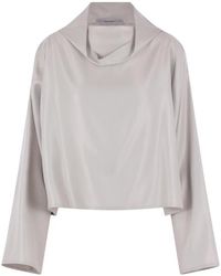 Dusan - Cowl-Neck Blouse - Lyst