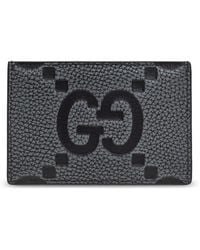 Gucci - Billetera de monograma de grafito gg - Lyst
