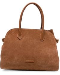 ADRIANNA FERETTI - Suede Tote Bag - Lyst