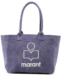 Isabel Marant - Kleine Yenky Tote Bag mit Logo - Lyst