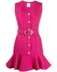 Acler - Mini-Jurk Met Ceintuur - Lyst