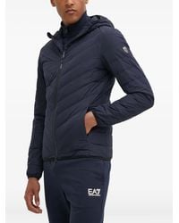 EA7 - Veste Matelassée À Capuche - Lyst