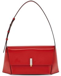 Ferragamo - ジオメトリック レザーショルダーバッグ - Lyst