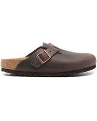 Birkenstock - Boston Leather Mules - Lyst