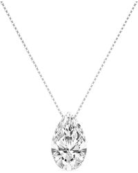 SOLO for Diamonds - Collier Serti De Diamants Taille Poire - Lyst