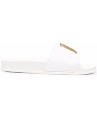 DSquared² - Logo-Lettering Flat Slides - Lyst