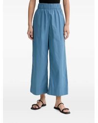 Marc O' Polo - Elasticated-Waist Wide-Leg Trousers - Lyst