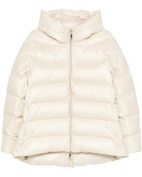 SERGIO MORETTI FIRENZE - Hooded Padded Jacket - Lyst