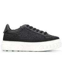 Casadei - Woven Off-Road Sneakers - Lyst