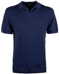 People Of Shibuya - Ribbed-Knit Short-Sleeve T-Shirt - Lyst