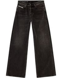 DIESEL - 1996 D-sire Low-rise Wide-leg Jeans - Lyst