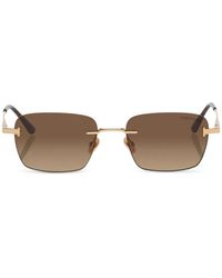 Tom Ford - Jake-02 Rectangle-Frame Sunglasses - Lyst