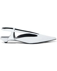 Proenza Schouler - Slingback Leather Pumps - Lyst