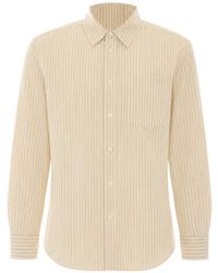 DUNST - Striped Cotton Shirt - Lyst