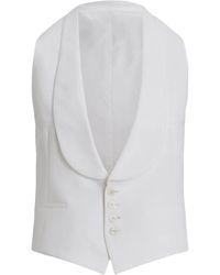 Ralph Lauren - Gilet Con Collo A Scialle - Lyst