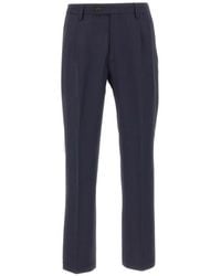 Devore - Pantalon Droit À Design Plissé - Lyst