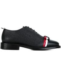 Thom Browne - Wholecut Tricolour Bow Shoes - Lyst