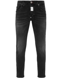 Philipp Plein - Jeans skinny con applicazione - Lyst